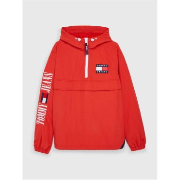 Tommy Jeans Acid Chicago Popover Jacket Mens Cut Price