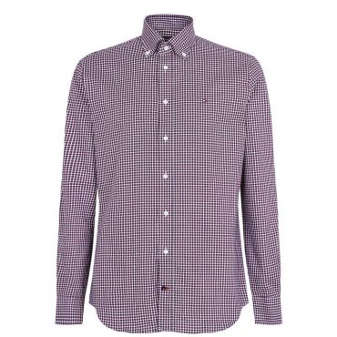 Button Down Checked Shirt Tommy Hilfiger Cut Price