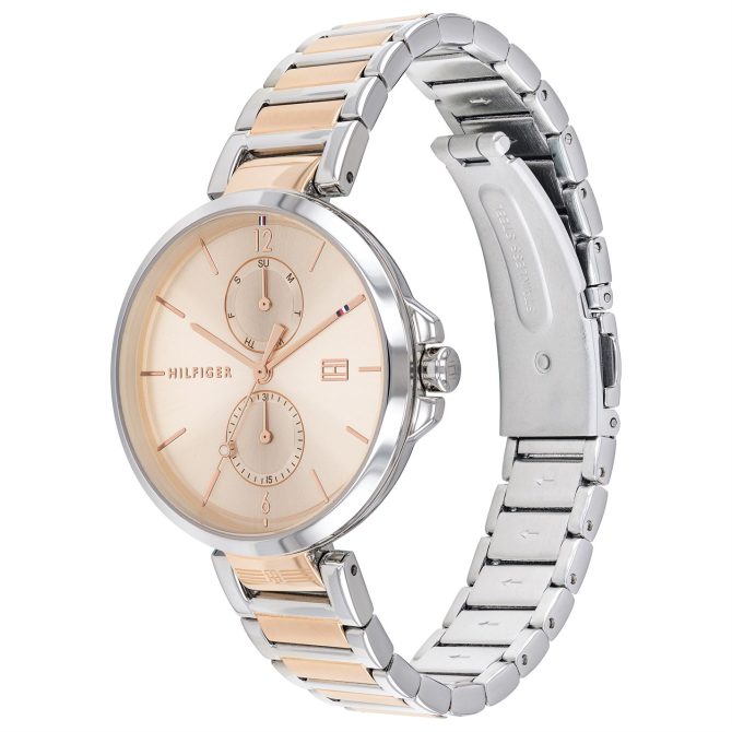 Ladies Gold Sunray Two Tone Watch Tommy Hilfiger Sale Merchandise - Image 3