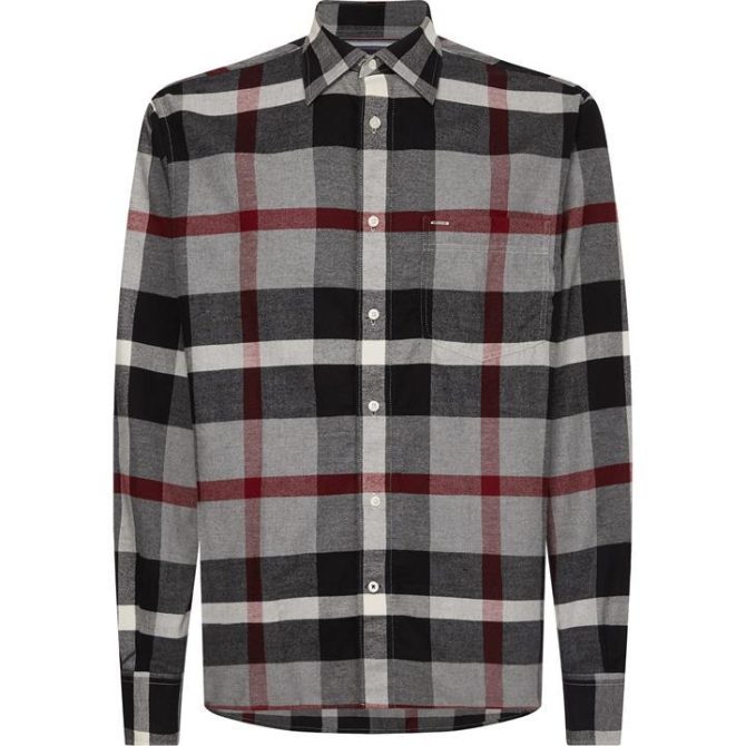 Check Overshirt Tommy Hilfiger Fascinating Model