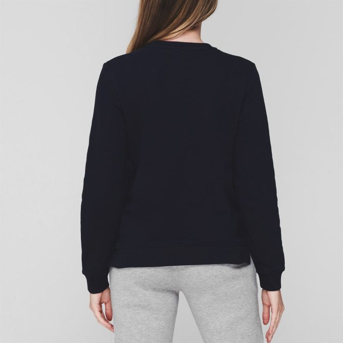 Heritage Crew Neck Sweatshirt Ladies Tommy Hilfiger Trend Model - Image 3