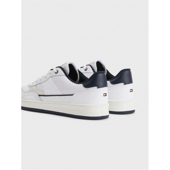 Retro Court Mix Cupsole Trainers Tommy Hilfiger Free Delivery - Image 4
