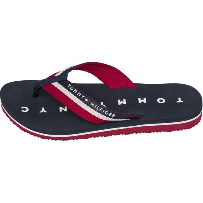 Tommy Hilfiger Love New York Beach Sliders On Sale
