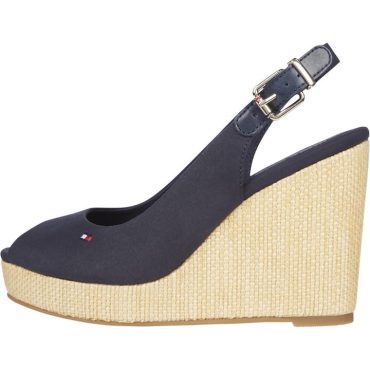 Iconic Elena Sling Back Wedges Tommy Hilfiger Shoping Model