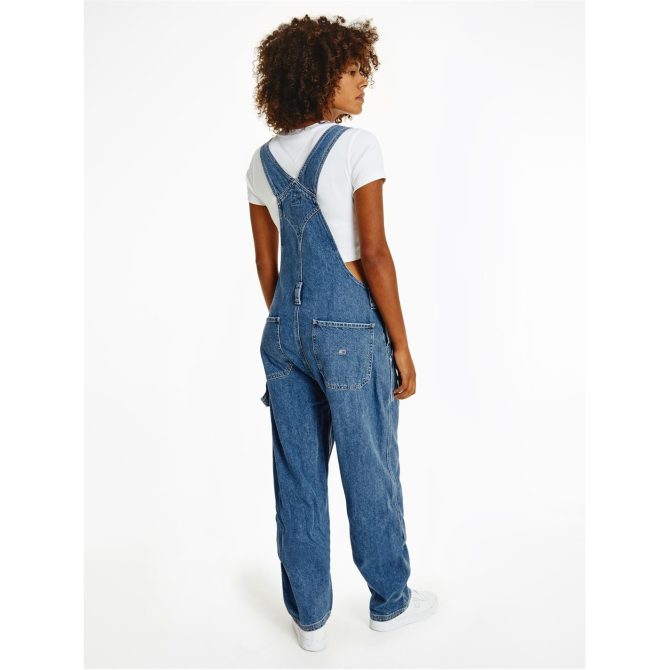 Badge Denim Dungarees Tommy Jeans Offering Discounts - Image 4
