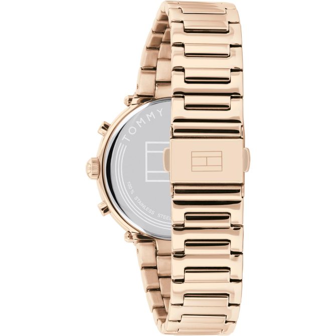 Ladies Champagne Sunray Rose Gold Watch Tommy Hilfiger Trend Model - Image 3