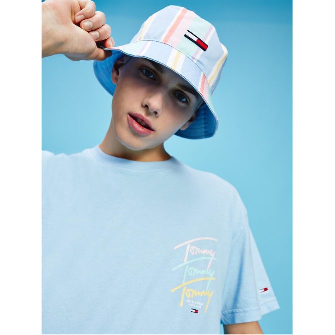 Repeat Script T-Shirt Tommy Jeans On Sale - Image 3