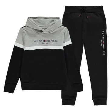 Tommy Hilfiger Colour Block Hoodie Jogger Set Wholesale