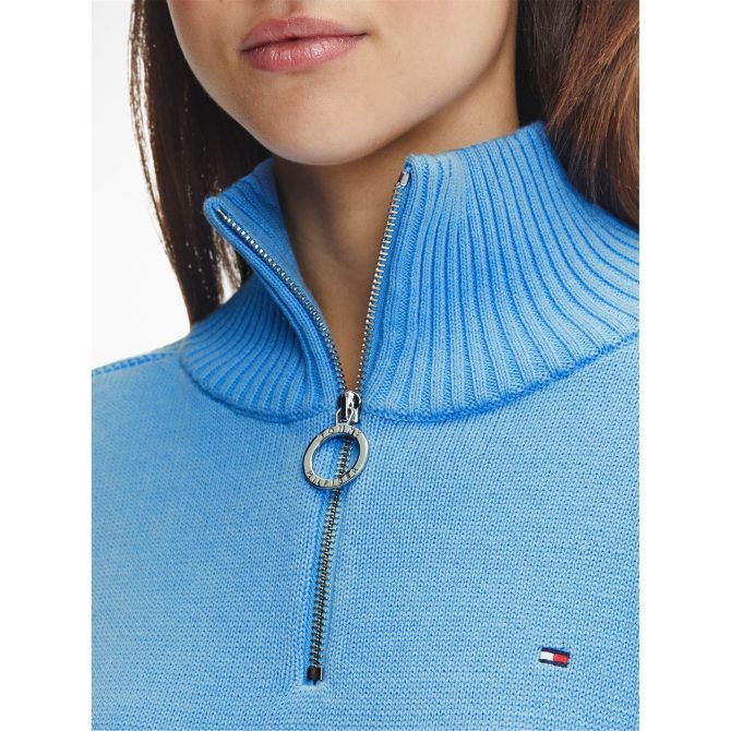 Hayana Zip Up High Neck Sweater Tommy Hilfiger Sale Merchandise - Image 6