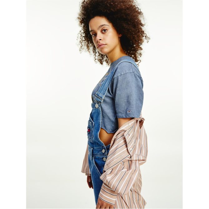 Badge Denim Dungarees Tommy Jeans Offering Discounts - Image 7